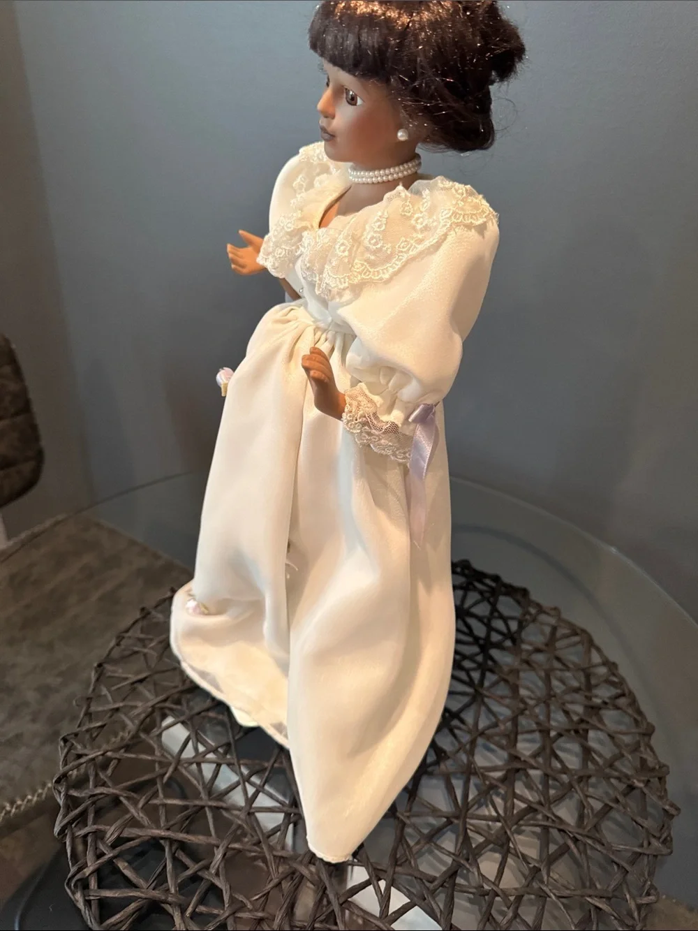 Avon 2000 “Source of Hope” Collectible Doll - African American Bride